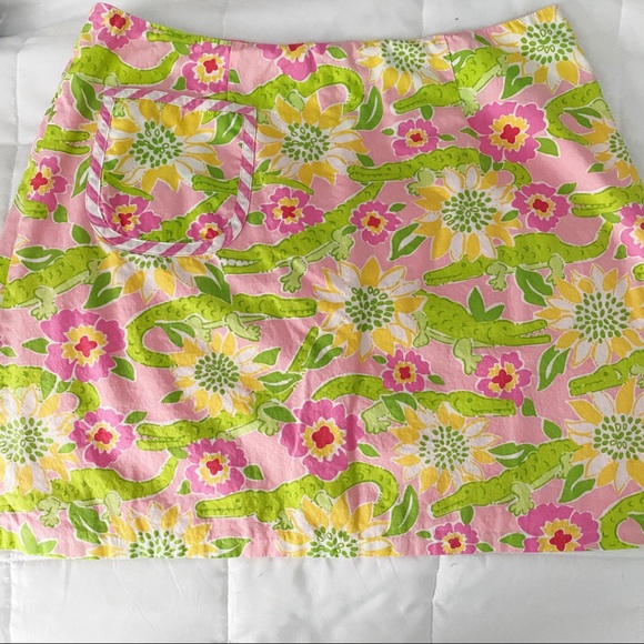 Lilly Pulitzer Dresses & Skirts - Lilly Pulitzer Croc Monsieur Alligator Skirt